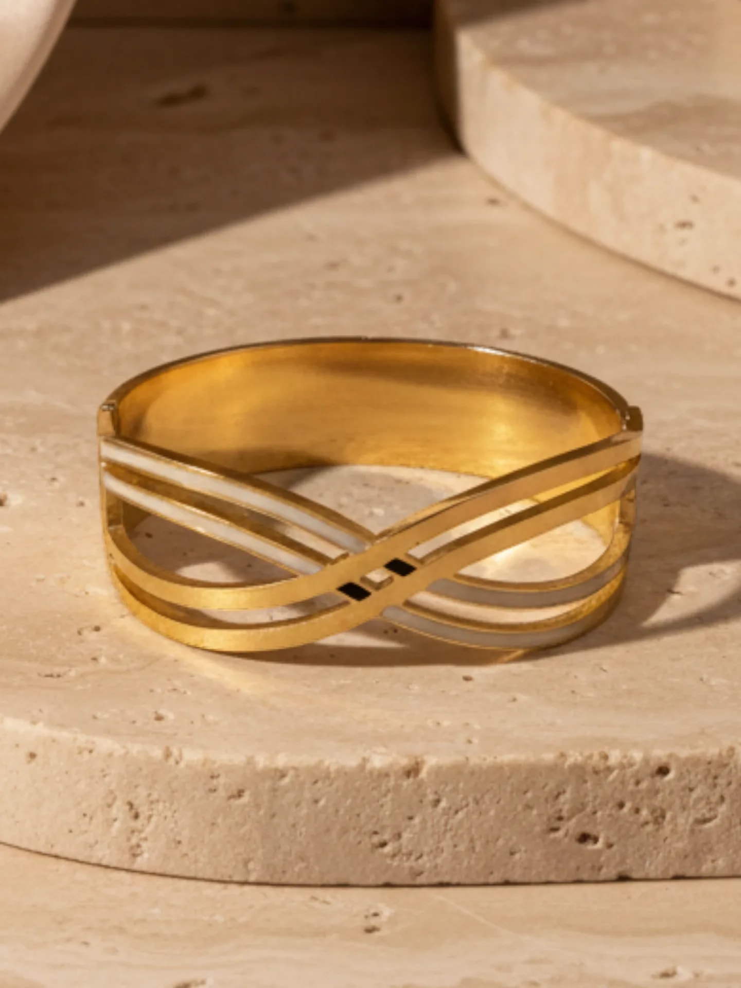 Gold-Tone Infinity Cuff Bracelet jewellery